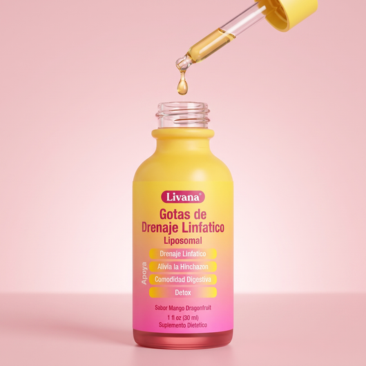 Gotero Livana con gota, absorcion liposomal