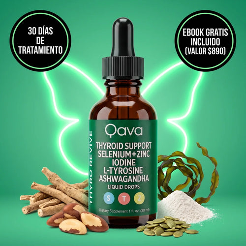 Qava® Tiroides | Gotas Sublinguales